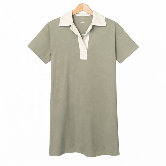 Everlane Dresses & Skirts - Everlane Polo Dress Womens Size Small Gray Above Knee 100% Organic Cotton NWT